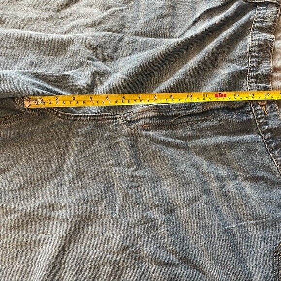 Old navy plus size women’s midrise baggy wide leg jeans size 30 NWT light wash - Picture 11 of 13